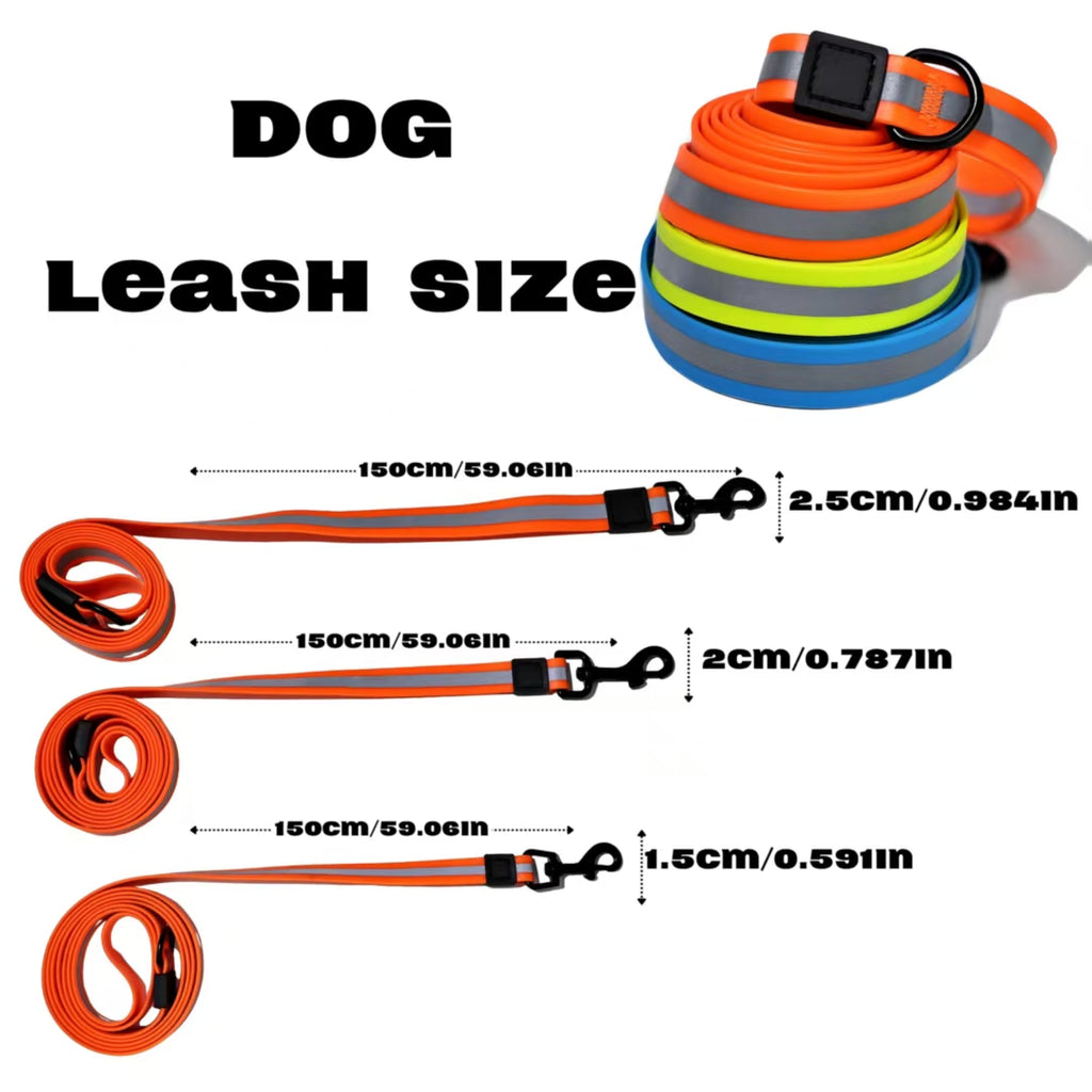 Reflective Leash Set It Can Reflect Light Sources Effectively Enhancing The Safety Of Pets During Outdoor Outings